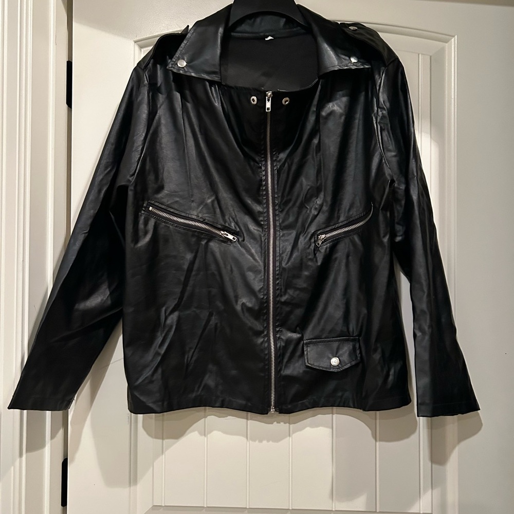 Black Pleather jacket
